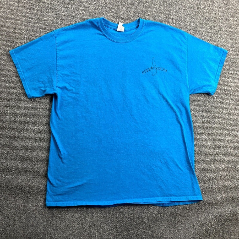 Beerwisdon Shirt Men's Extra Large Blue‎ Graphic Savannah Georgia Cotton Gildan - Picture 3 of 9